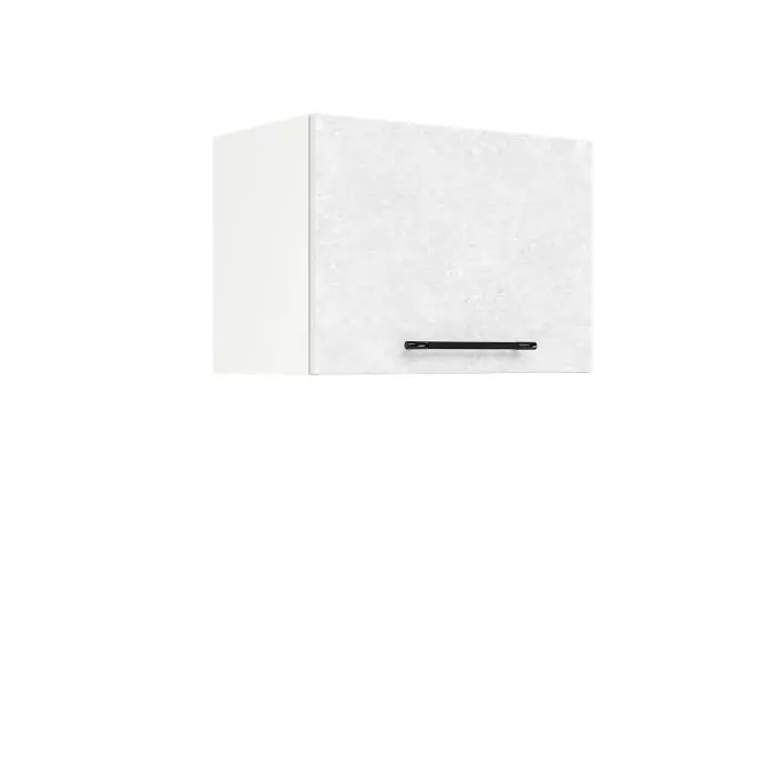Шкаф верхний горизонтальный ШВГ 500 "София" Нувель (бетон белый) дизайн 1