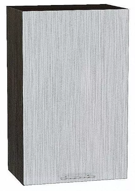 Шкаф верхний с 1-ой дверцей Валерия-М 720х450 Серый металлик дождь светлый/Венге