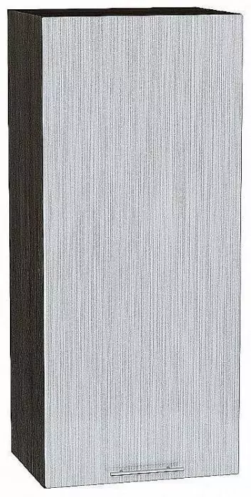 Шкаф верхний с 1-ой дверцей Валерия-М 920х400 Серый металлик дождь светлый/Венге