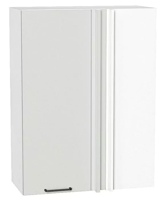 Шкаф верхний прямой угловой Флэт 920 Cashmere In 2S/Белый