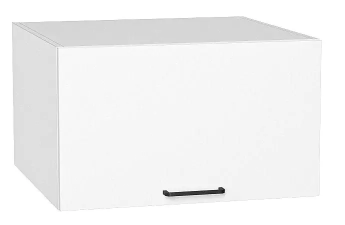 Шкаф верхний горизонтальный глубокий Флэт 600 White In 2S/Белый