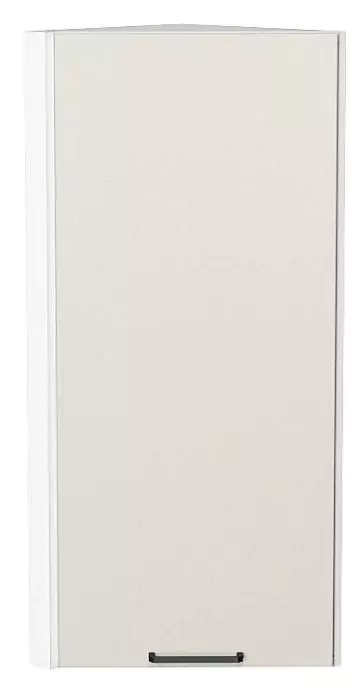 Шкаф верхний торцевой Флэт 920 Cashmere In 2S/Белый
