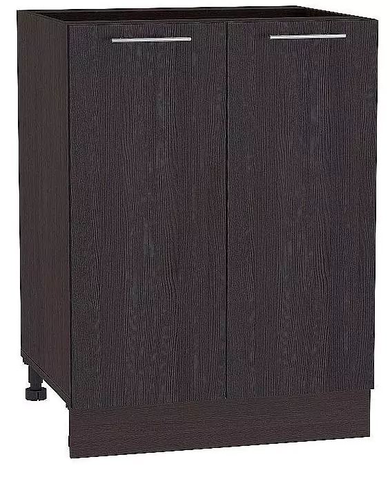 Шкаф нижний с 2-мя дверцами Валерия-М 600 Венге/Венге