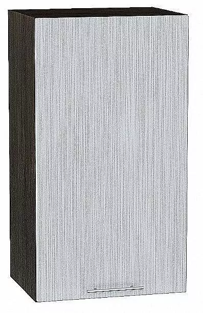 Шкаф верхний с 1-ой дверцей Валерия-М 720х400 Серый металлик дождь светлый/Венге