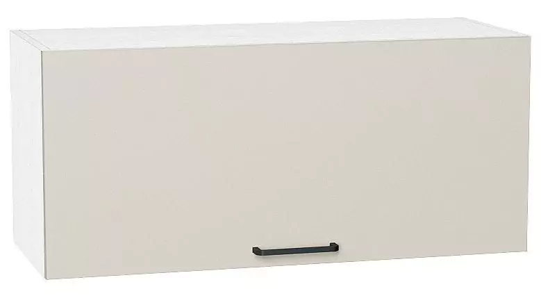 Шкаф верхний горизонтальный Флэт 800 Cashmere In 2S/Белый