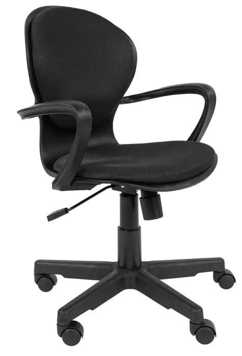 Кресло Riva Chair RCH 1140 TW PL White/Black черное