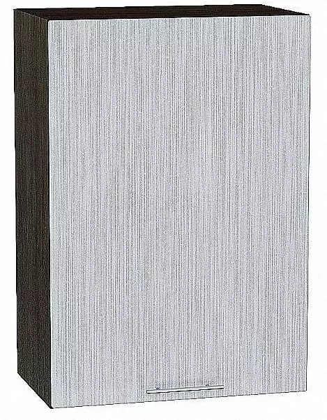 Шкаф верхний с 1-ой дверцей Валерия-М 720х500 Серый металлик дождь светлый/Венге
