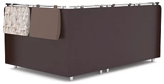 Угловой кухонный диван Сюрприз Дельфин Коричневый 
