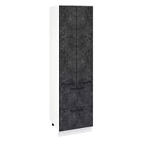 Шкаф-пенал П600-22Я Нувель (бетон черный) 