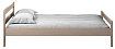 Кровать 120х200 без покрытия Кредо, Бежевый