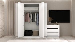 Комплект в гостиную Бастион 2,8 м Белый 