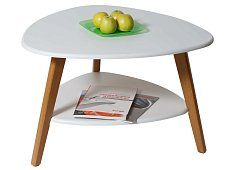 Стол журнальный Бруклин Белый 