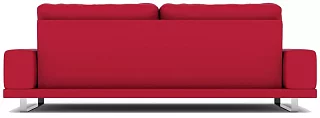 Прямой диван Рипозо (Лофт) экокожа Без механизма Красный