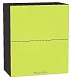 Шкаф верхний горизонтальный с подъемным механизмом Валерия-М 720х600 Лайм глянец/Венге, Лайм