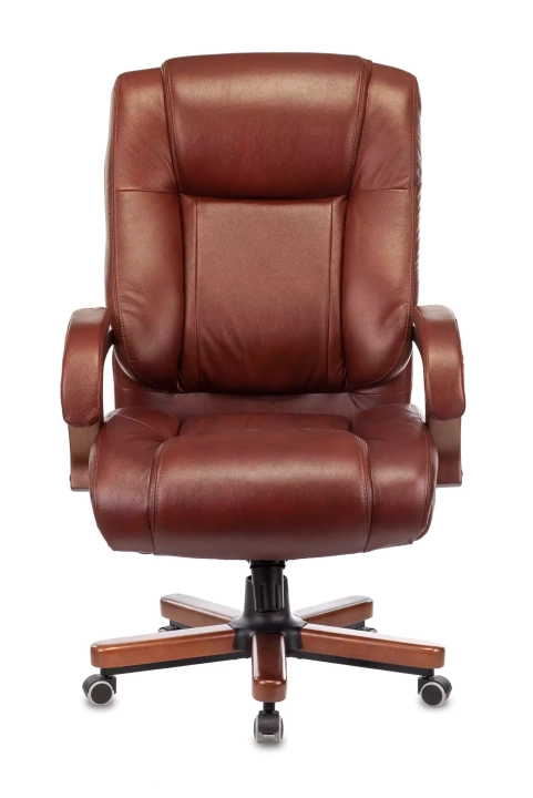 Кресло руководителя Бюрократ T-9925 Walnut, Коричневый