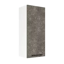 Шкаф верхний (премьер) ШВ 400Н Нувель (бетон коричневый) 
