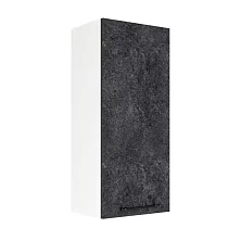 Шкаф верхний (премьер) ШВ 400Н Нувель (бетон черный) 