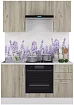 Кухня Прага Европа 1.5 Серый Крафт