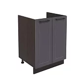Шкаф нижний под мойку ШНМ 600 Кёльн (софт маренго) Серый