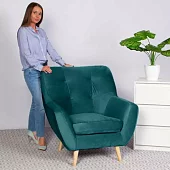 Кресло Бари Без механизма Зеленый
