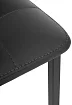 Стул на металлокаркасе Бекал черный / черный матовый, Черный