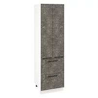 Шкаф-пенал П600-22Я Нувель (бетон коричневый) 