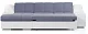 ф269а Угловой диван Чикаго дизайн 2 разлож прямо