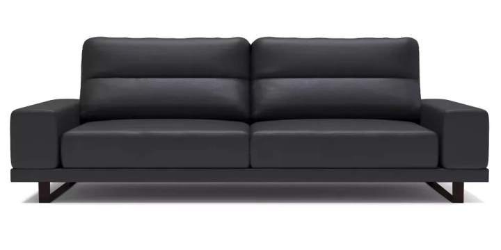 ф289 Прямой кожаный диван Рипозо (Лофт) экокожа 1