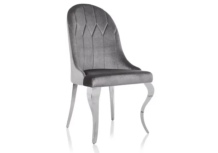 Стул на металлокаркасе Густав серый, Серый